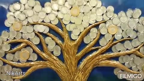 Coin Tree for Home Decor || Wall Decor