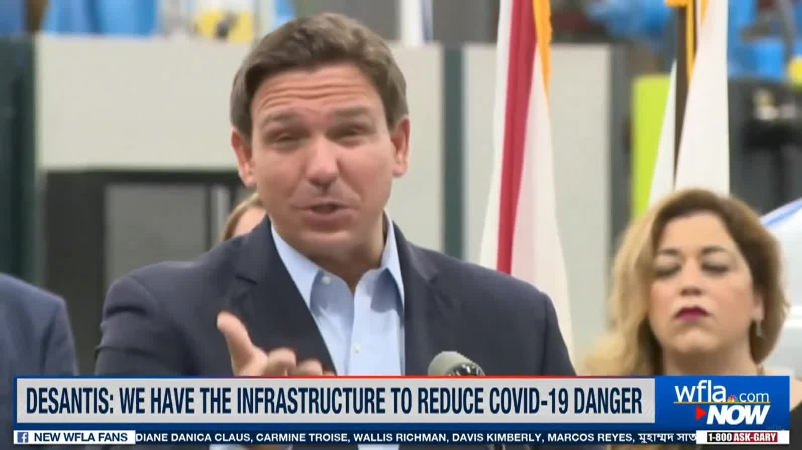 DeSantis Brilliantly Handles Press Trying to Covid Shame Florida