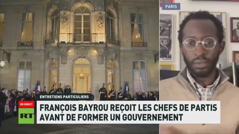 Tensions politiques en France François Bayrou au poste de premier ministre.