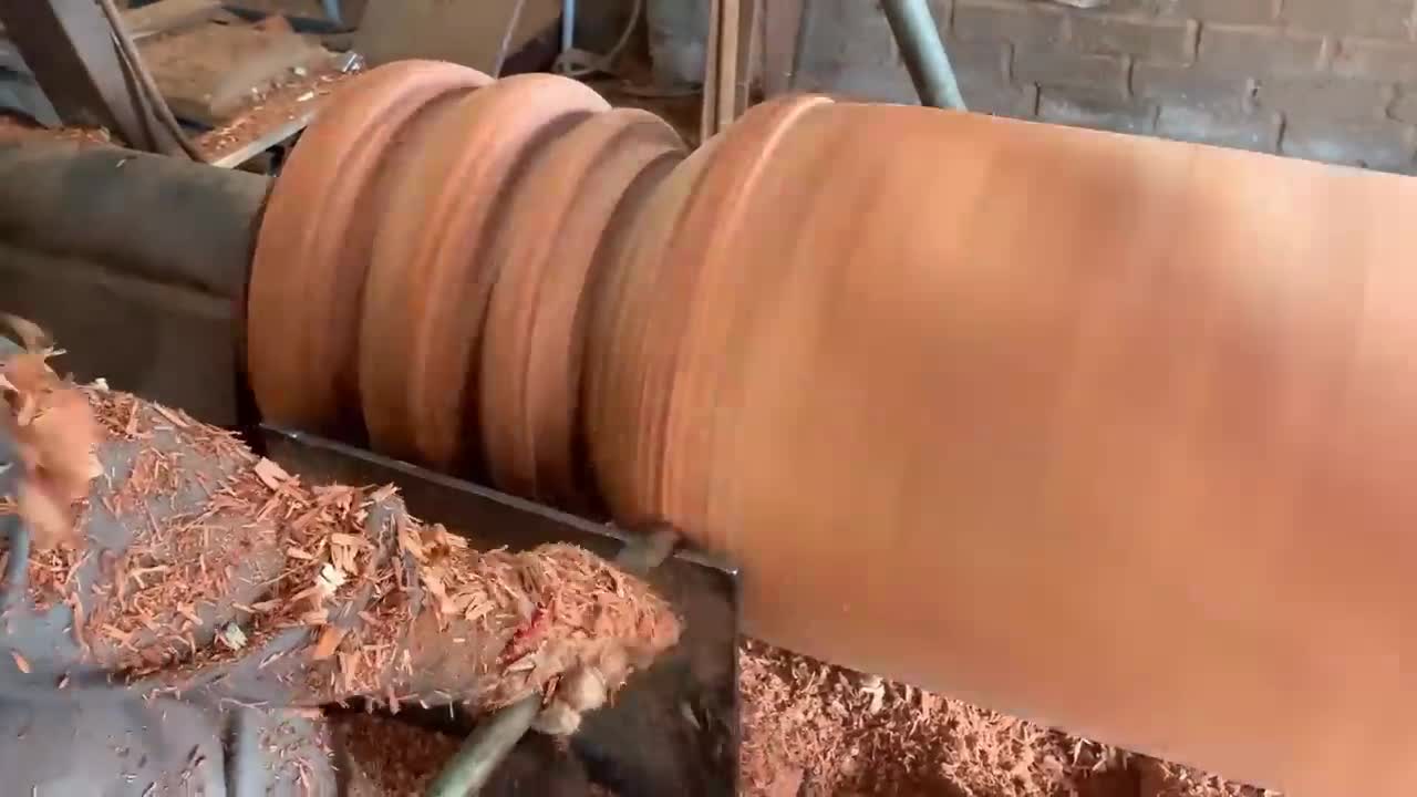 Amazing Woodturning Creative Skills Craft Fastest Easy - Great Art On A Big Wood Lathe