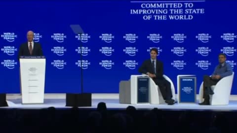 Klaus Schwab to Trudeau at the 2016