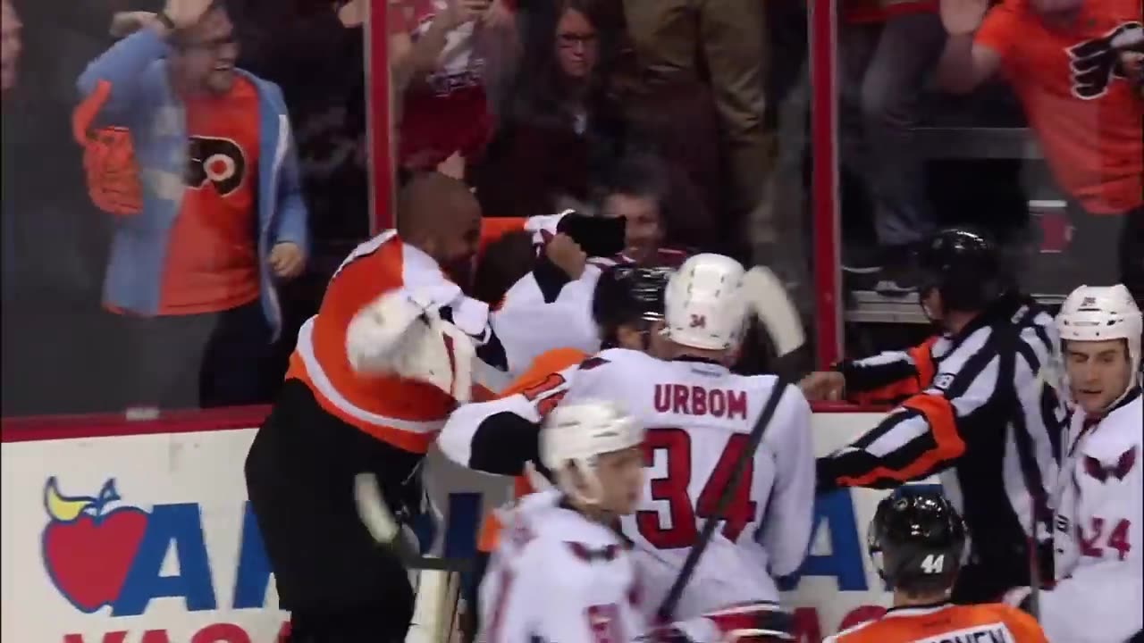 Hockey fist fight