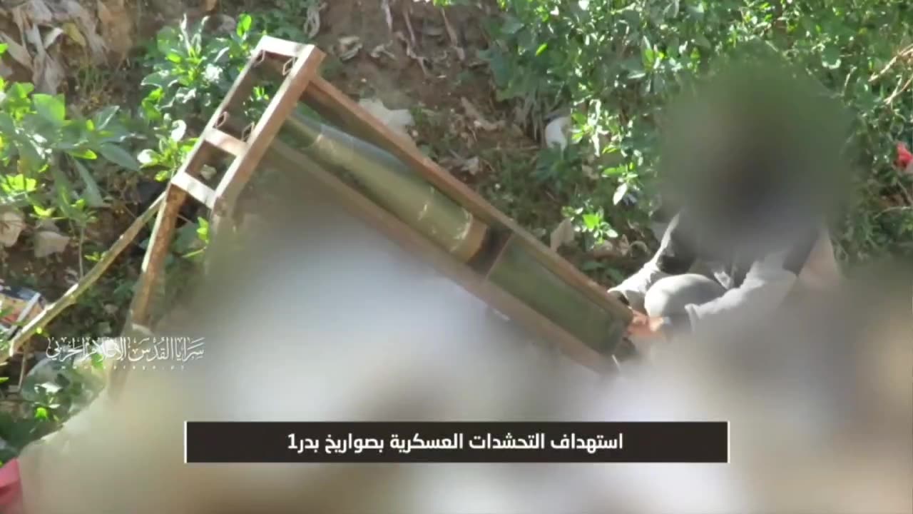 Al-Quds Brigades show scenes of their targeting of Zionist military concentrations