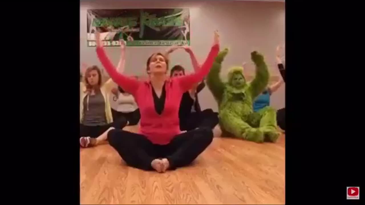 He screamed in the middle of a Yoga class