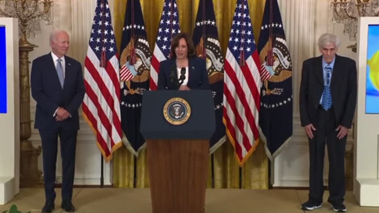 WOW: Kamala Calls Biden "Our Nation's Champion" In Insane Moment