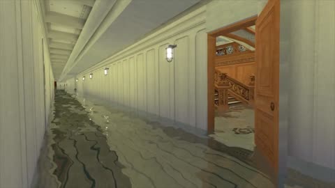 Titanic Grand Staircase Flooding_Roblox Titanic(1997 Edition)