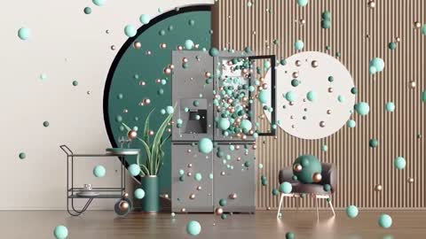 LG SIGNATURE Refrigerator - Just knock to light it up (Collaboration with Peter Tarka)