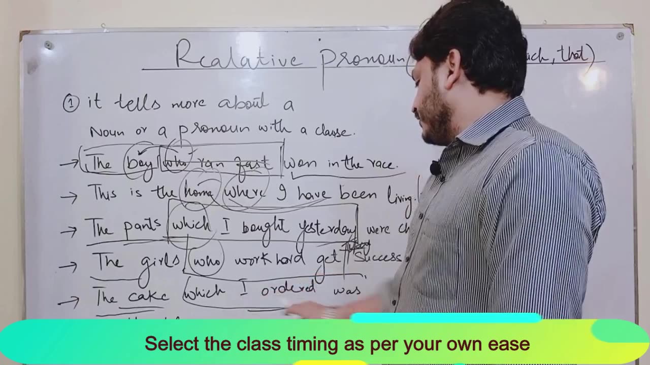 Relative pronouns Who Who's whom which