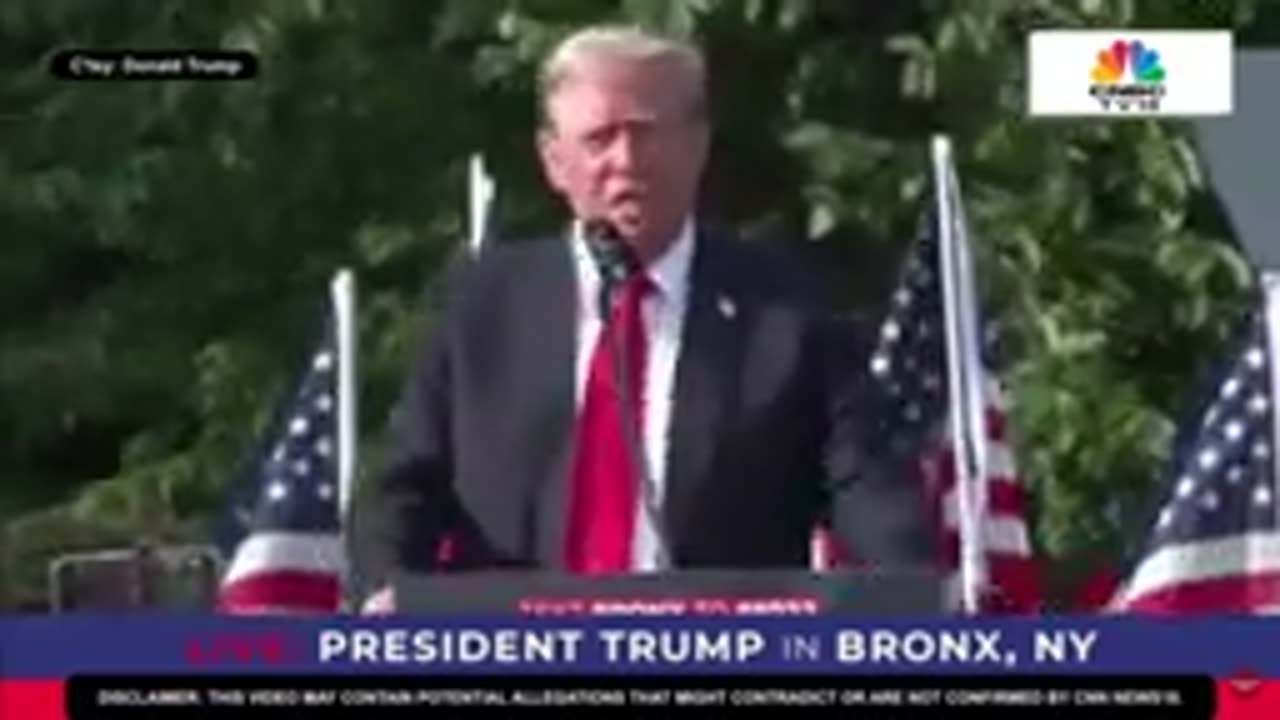 Donald thrump delivers fresh speech in preparation for the upcoming elections