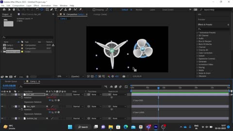 Adobe After Effect - Create Moving Turbine Effect