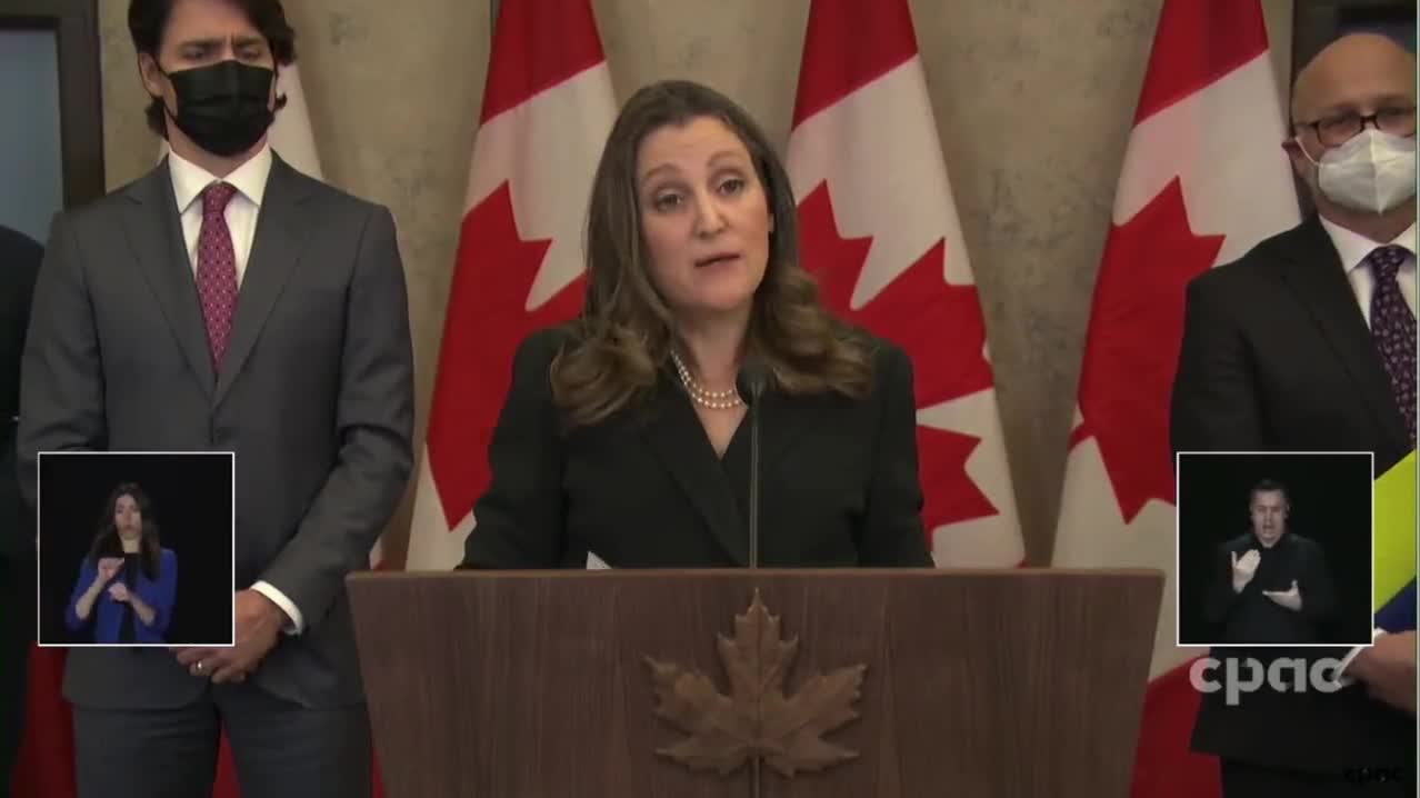 Canadian Deputy PM: Trucks can be seized, Corporate Accounts Frozen, Insurance Suspended