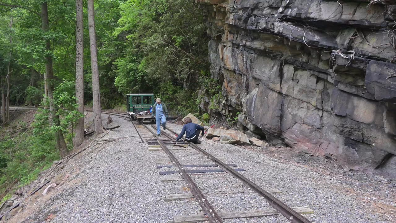 Doe River Gorge Railroad Summer Labor Sped Up X100 2023 6-18-6-23