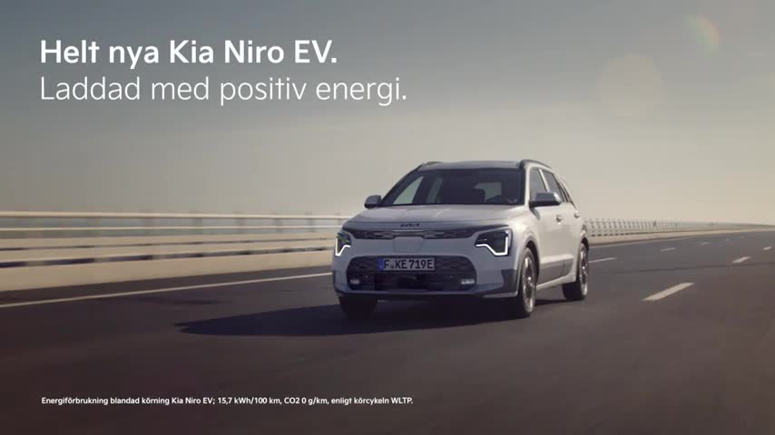 Helt nya Kia Niro EV med funktionen Vehicle-2-Device