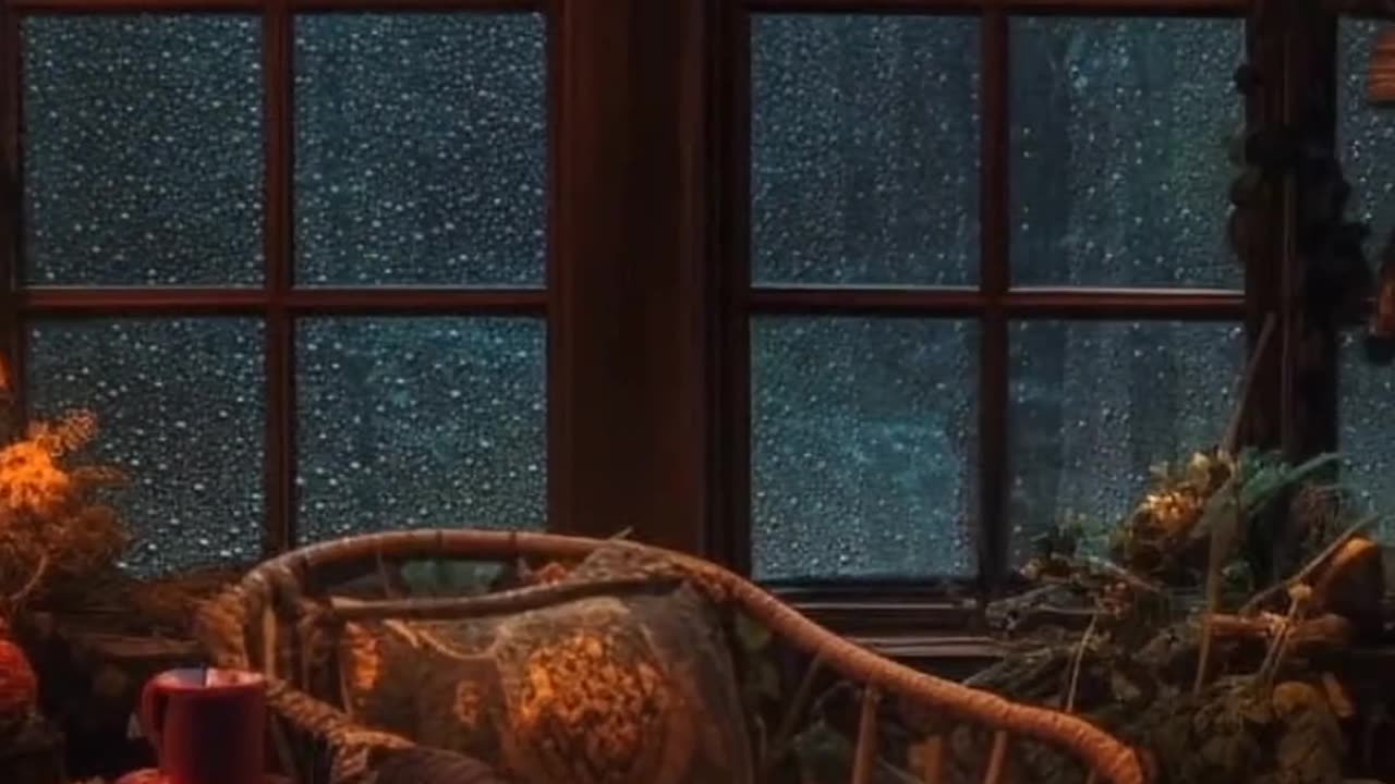 Rain Sound For Sleep On Window - Soft Rain for Sleep, Study and Relaxation | Music Therapy DorySt