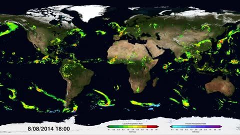 NASA’s Global Tour of Precipitation