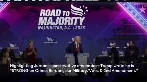 Trump Endorses Rep. Jim Jordan For House Speaker After McCarthy Ouster