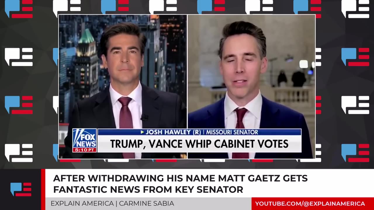 🚨 After Withdrawing His Name Matt Gaetz Gets Fantastic News From Key Senator