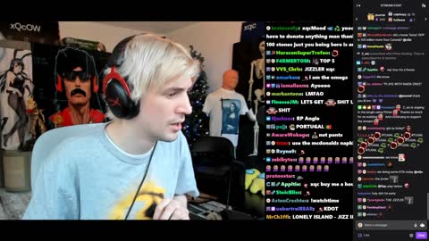 xQc hasn't washed his clothes since 2018