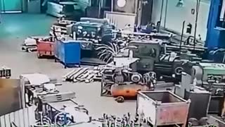 People getting caught in machines