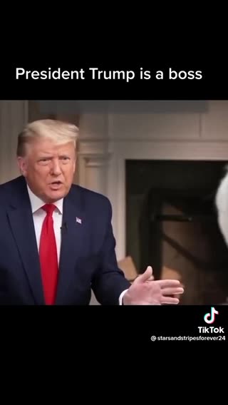 Trump vs biased reporter ( TikTok )