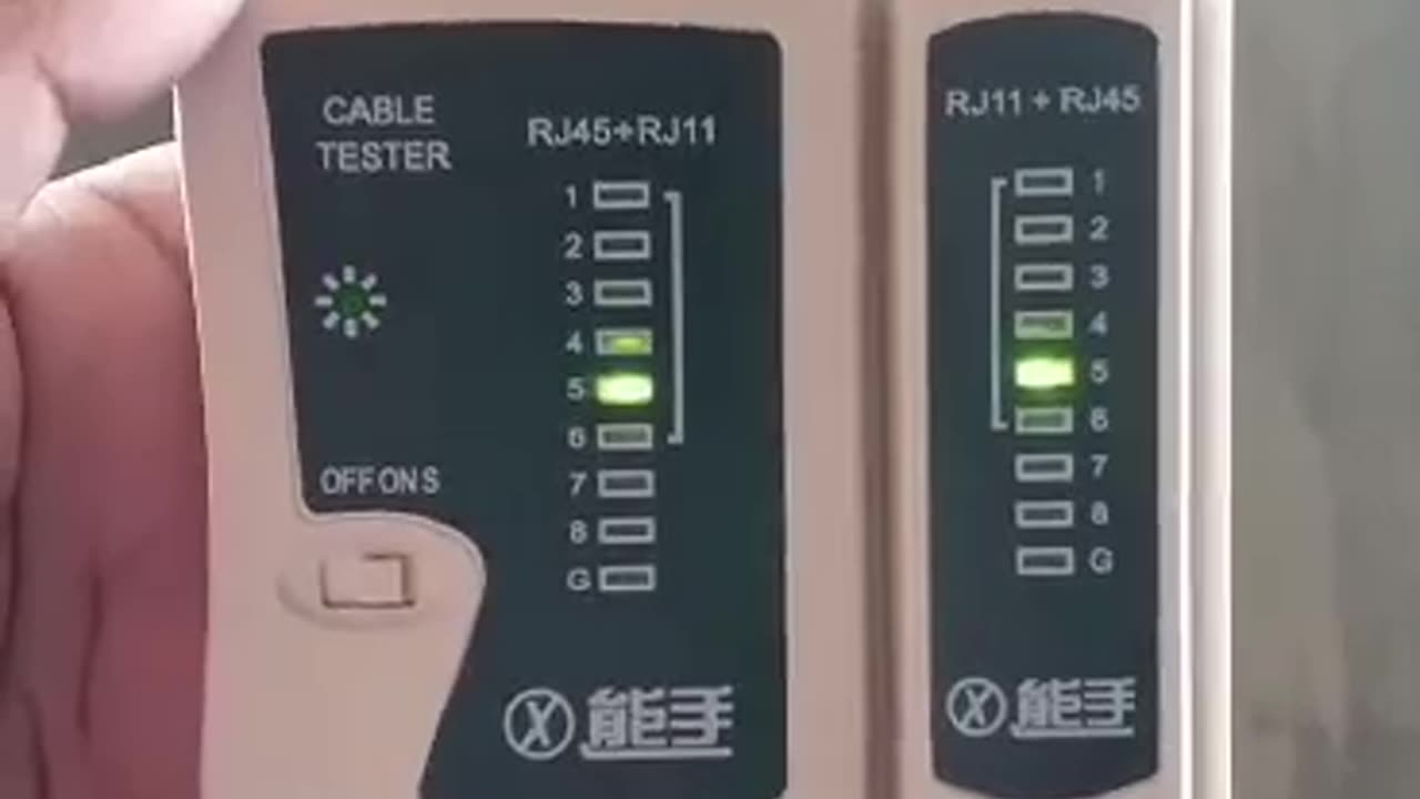 Testing Crossover Cable