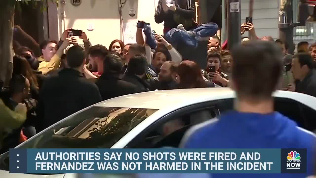 Video Shows Man Pulling Gun On Argentina’s Vice President