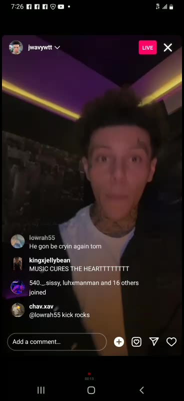 Jwavy ig live 8/8/23