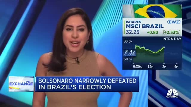 Lula narrowly defeats Bolsonaro in Brazilian presidential election