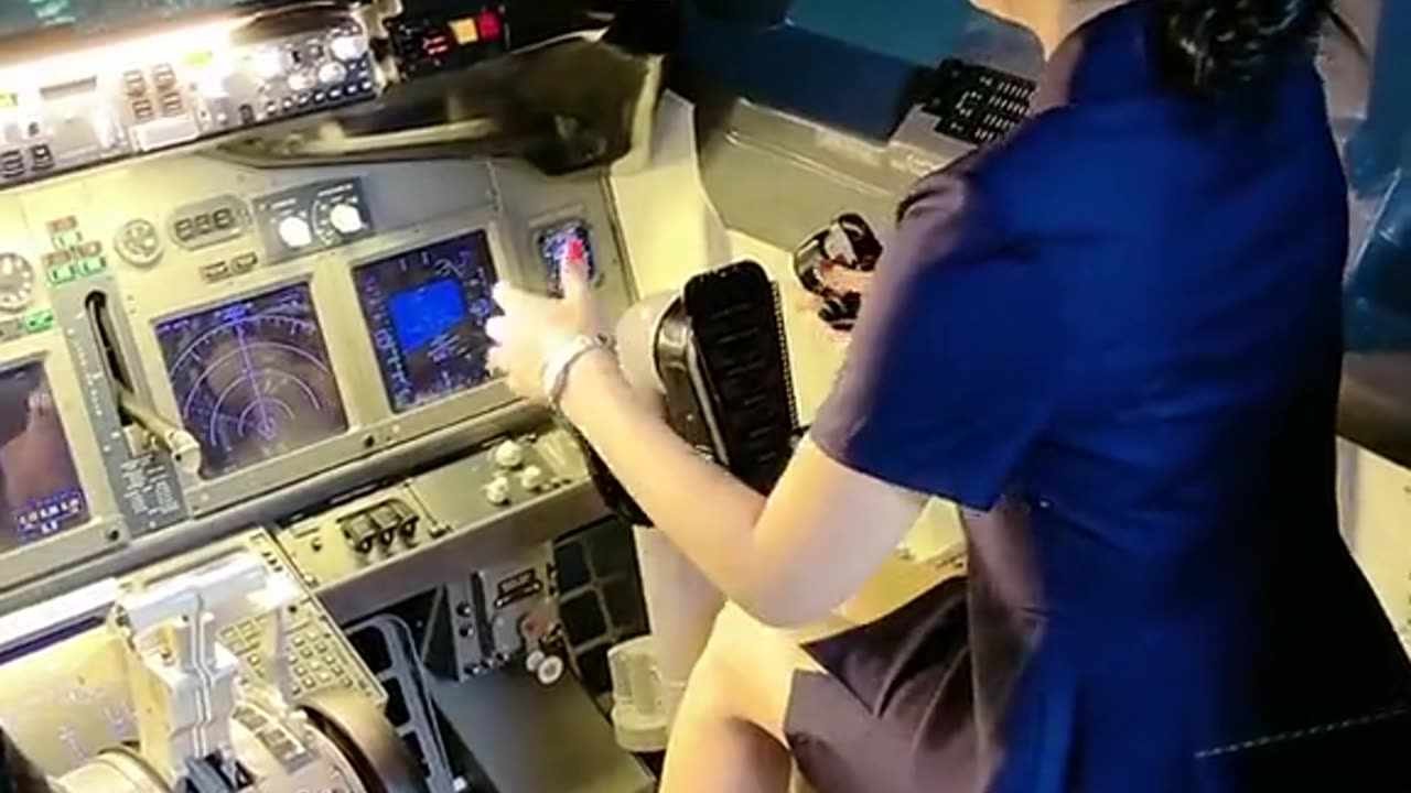 Beautiful girl Pilot