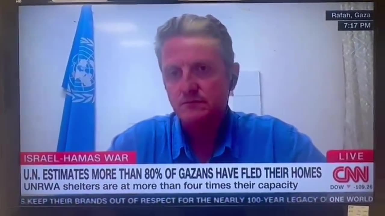 UNRWA Director Wants To Talk About Bags Of Flour, Not Israeli Hostages