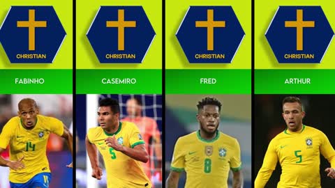 Religion of Brazil Football Players 🇧🇷 Muslim Christian Buddhism ☪️✝️🕉️