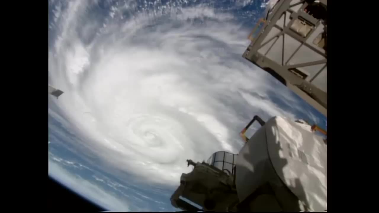 HURRICANE Franklin is seen from the international space station