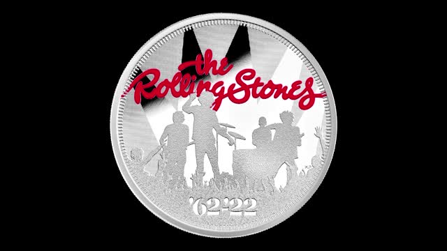 Rolling Stones honored with UK collectible coin