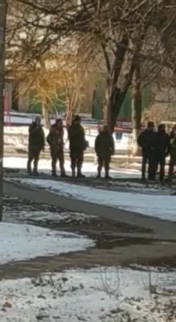 Captured soldiers of Ukraine army in Kharkiv