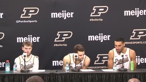 #8 Purdue MBB Players Post-Game Press Conference After 83-78 Win over Maryland