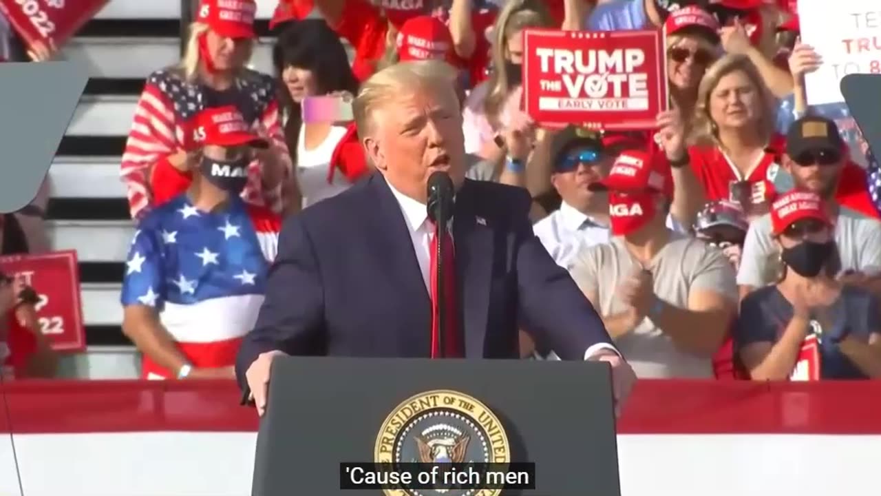 RICH MEN NORTH OF RICHMOND, by Oliver Anthony, Sung by PRESIDENT TRUMP