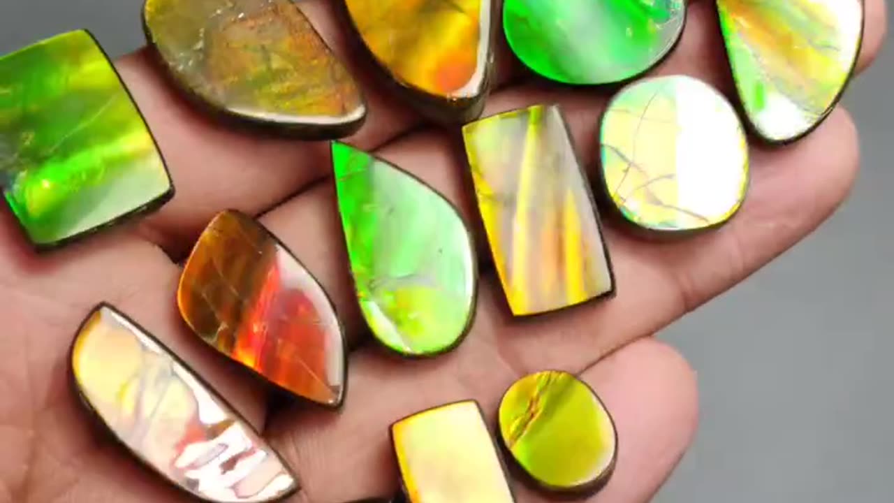 Buy Ammolite Stones Online at Best Price | CabochonsForSale