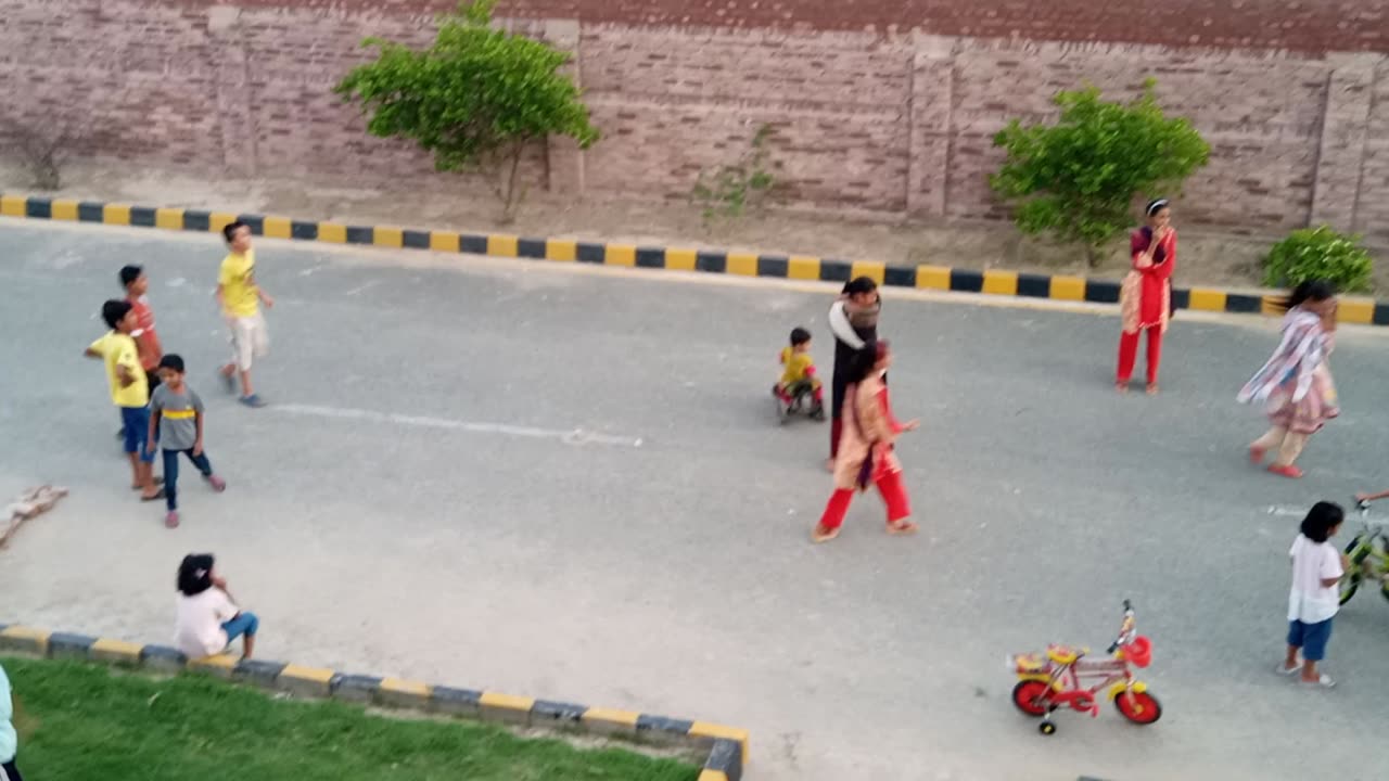Desi Game "Pithu Garram". Very popular in the world.