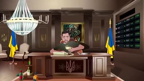 A cynical cartoon about Zelensky was published in Europe