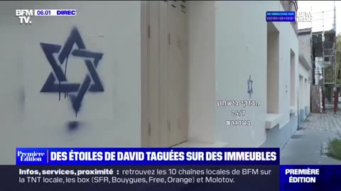 Jewish people’s homes & businesses marked by Stars of David by anti-semites in France