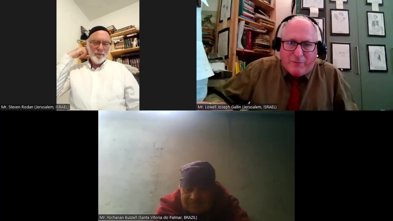 R&B Monthly Seminar: In Jewish Blood (Episode #12 -- Monday, July 10th, 2023). Chair: Author Steve Rodan (Jerusalem, ISRAEL). Panelist: Mr. Yochanan Buzzell (Santa Vitoria do Palmar, BRAZIL)