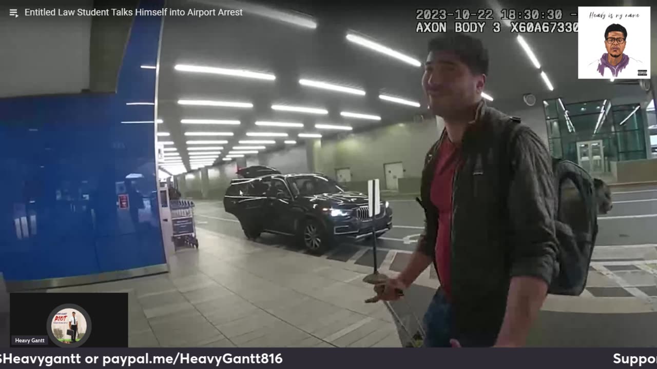 Drunk Entitled Law Student Throws Tantrum At Airport !!!