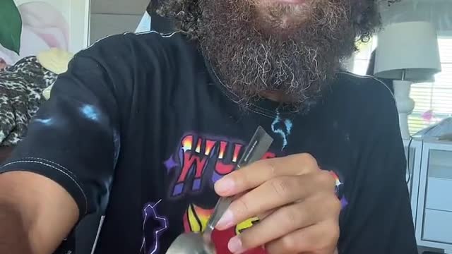 vegan French toast and papaya live with Rock Mercury