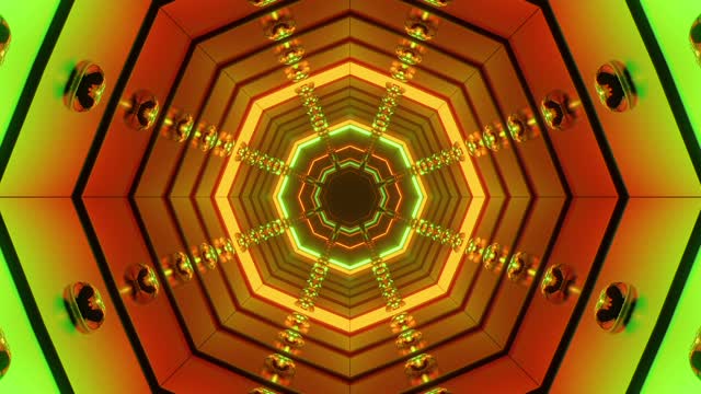 👍 background video 4k [abstract green neon tunnel vj loop screensaver]