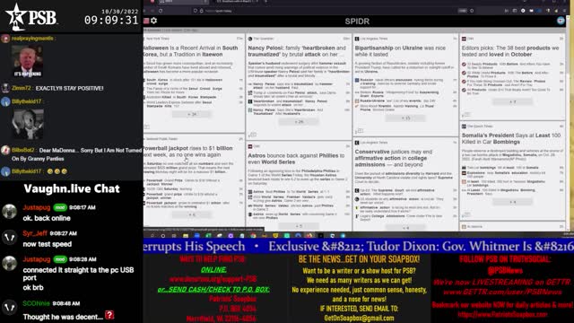 2022-10-30 09:03 EDT - Sunday Paper: with Eighties Erin