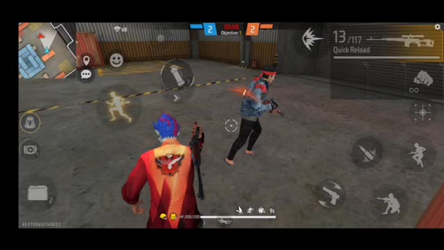 Free fire 🔥op gameplay mobile player 👿 lone wolf mod