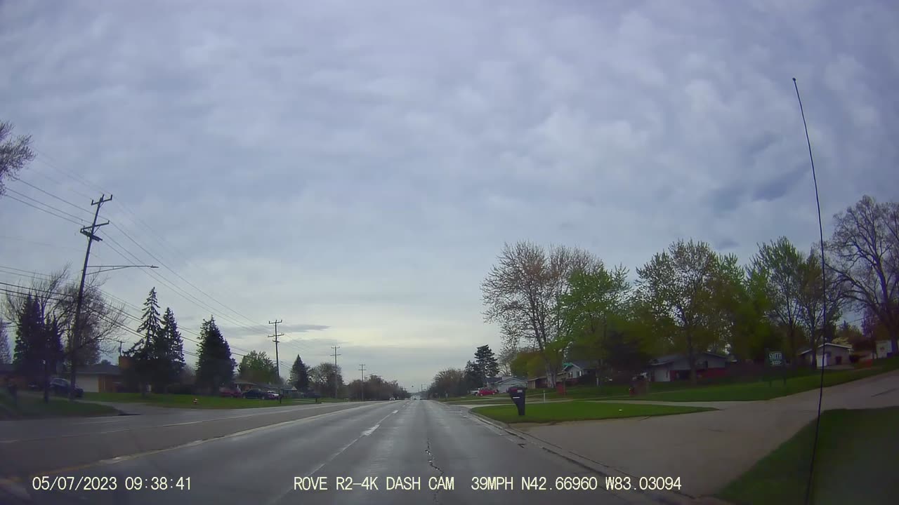 Drive From Packard Proving Grounds, Van Duke Ave, Shelby; to Ford/Telegraph, Dearborn, MI, 5/7/23