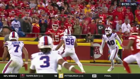 Patrick Mahomes throws GAME-LOSING INT vs. Bills