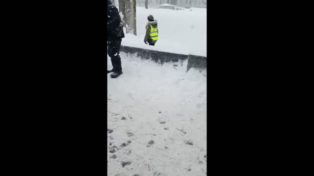 THE PEOPLE OF QUEBEC SHOW UP IN A BLIZZARD TO PROTEST!! __DEDICATION