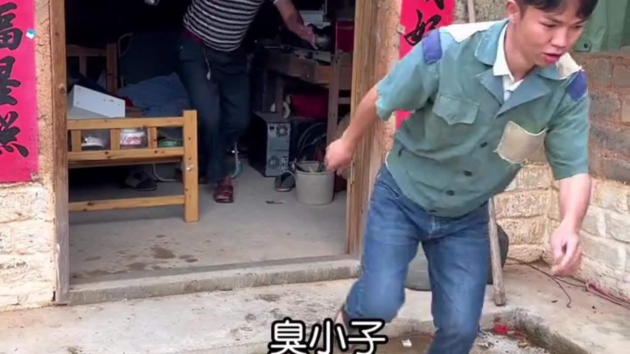 Chinese funny video they fall the watermelon 🍉